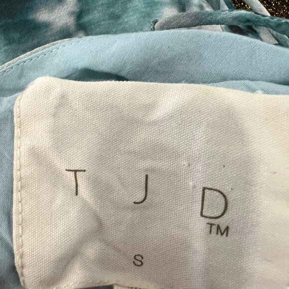 The Jetset Diaries Green White Tie Dye Strappy Mini Dress Size S - Picture 6 of 7